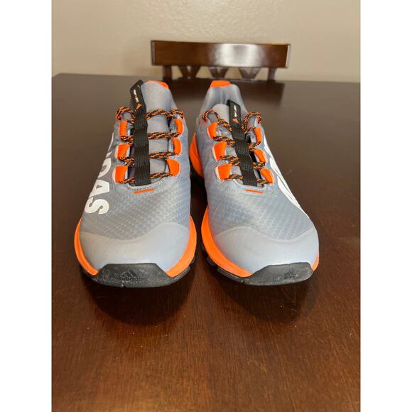 Adidas Men's Vigor TR 6 Trail Running Shoes Grey/Orange ~ Size 10 - Picture 5 of 11